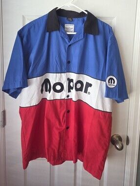 David Carey Mopar Mechanic Red White & Blue W/ 1972 Mopar Logo/Emblem SZLXL